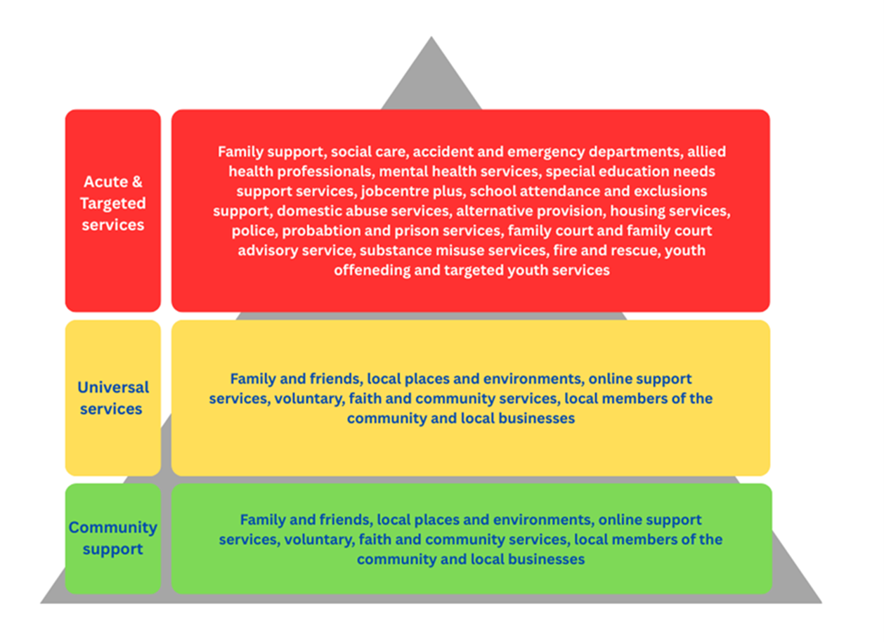 targeted support system tiers graphic